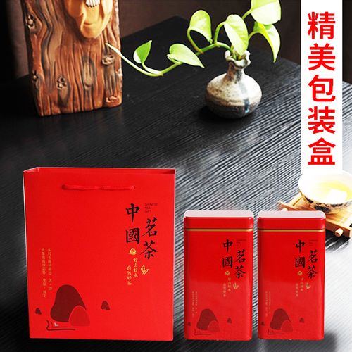 新款中国茗茶铁盒250500克茶叶罐绿茶红茶龙井毛尖茶叶罐