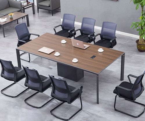 时尚格斯图办公家具会议桌简约现代小型会议培训办公桌长条洽谈桌