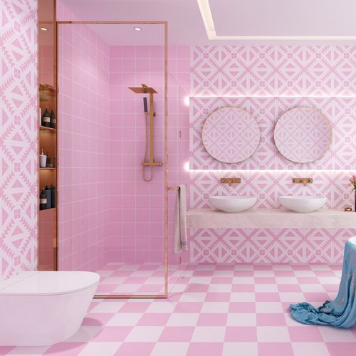 浴室防滑自粘pvc地板贴装饰卫生间瓷砖贴防水耐磨地板贴地砖贴纸