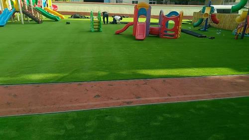 仿真草坪人工塑料幼儿园地毯垫绿色假人造草皮足球场户i外绿植o装