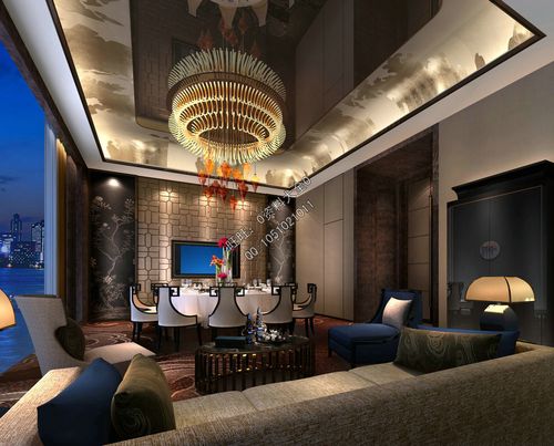 酒店饭店餐厅包间包房包厢设计高清效果图中式欧式现代餐厅设计