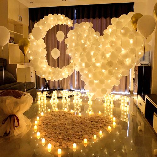 求婚布置室内用品宾馆房间表白浪漫仪式感装饰套餐道具