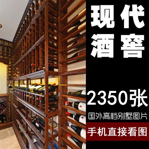 34现代葡萄酒庄酒窖红酒酒桩酒架酒柜装修设计效果图国外高档别墅