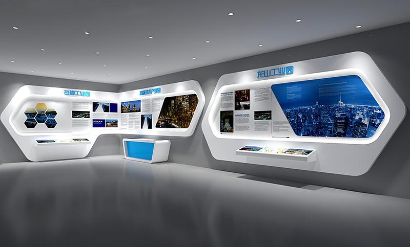 企业展厅设计产品展厅设计展馆设计形象墙展厅效果图