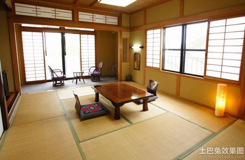 家庭设计日式客厅榻榻米装修效果图2014图片