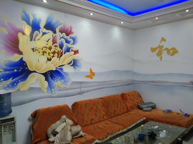 邯郸墙体彩绘涂图艺术电视背景墙|其他|墙绘立体画|涂图艺术