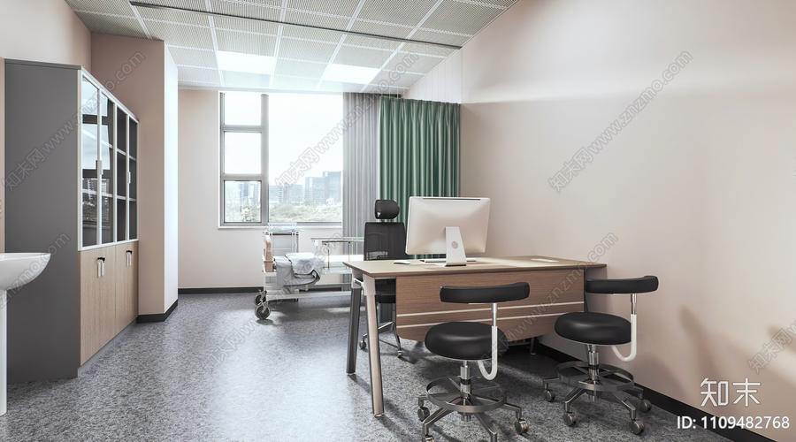 现代医院治疗室3d模型下载