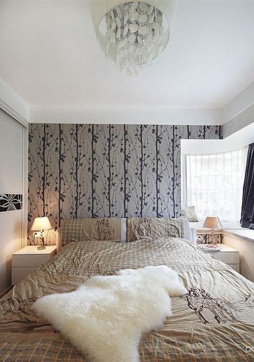 现代风格大户型卧室飘窗装修效果图欣赏