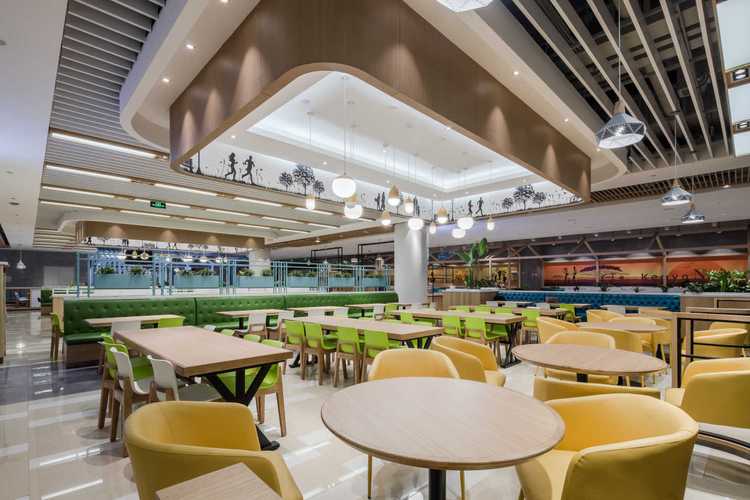 世界500强企业员工餐厅设计公装案例公装效果图餐厅设计效果图