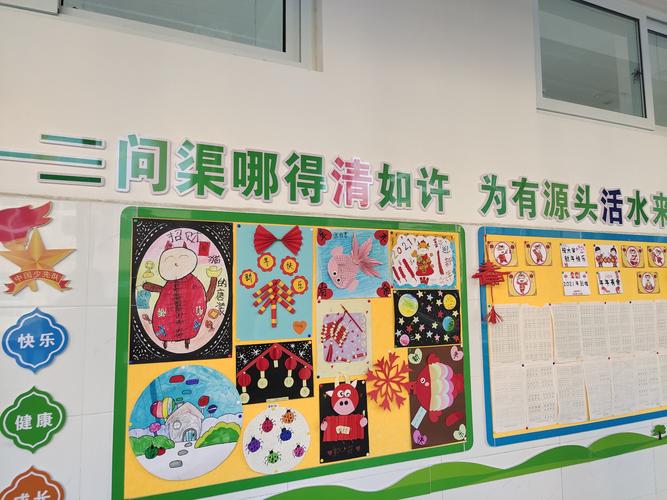 童梦飞扬展风采定陶区第一实验小学校园走廊文化展板评比活动