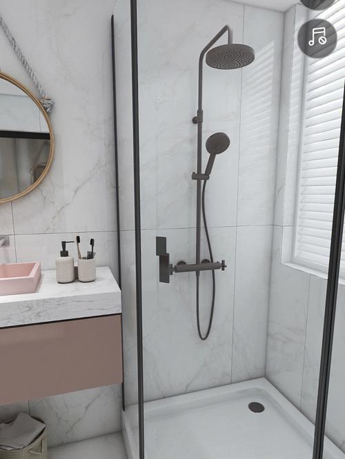 选择不锈钢镜面淋浴房