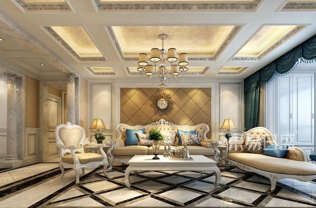 新古典的设计风格高贵奢华不失内涵且室内的空间也比较匀称