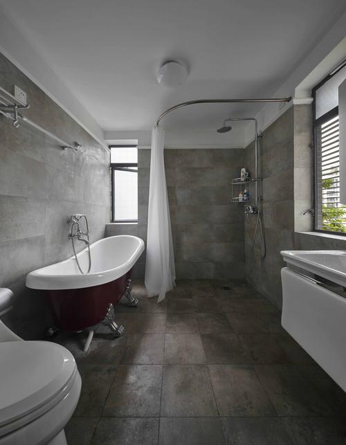 卫生间装修效果图120平米现代风卫生间装修效果图美式风格别墅卫生间