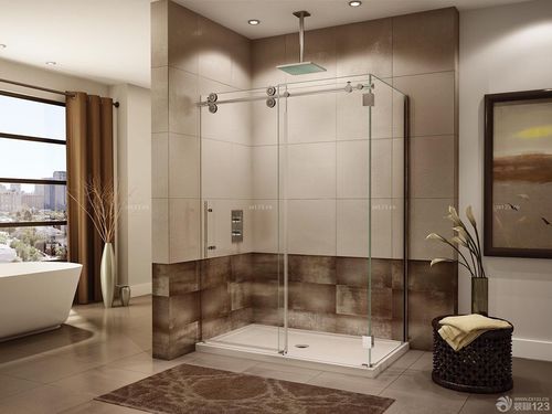 温馨家庭卫生间淋浴房装修效果图大全2015图片