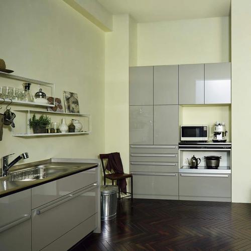厨房装修灵感集高级灰的橱柜跟复古风很搭