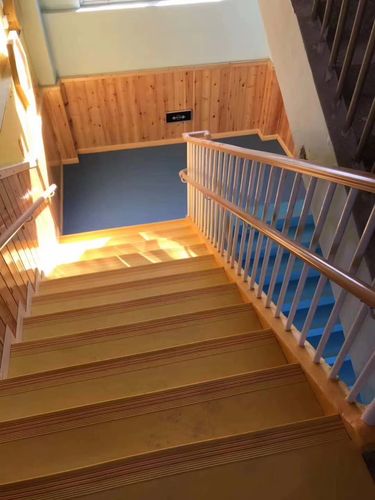 厂家直销楼梯缓步台专用pvc地胶板楼梯装饰踏步板