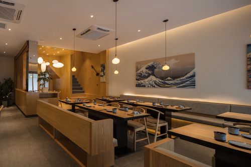 日式料理店设计效果图齐家网装修效果图