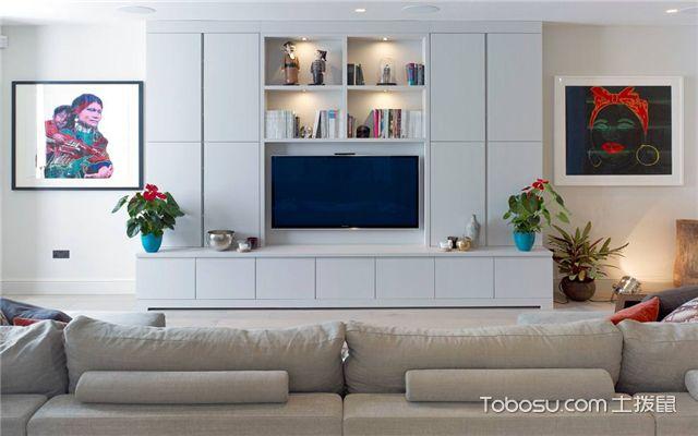 2018电视墙收纳柜效果图打造整洁舒适的环境