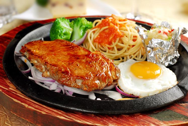 西餐美食鸡排铁板鸡排美食世界美味好吃的铁板鸡排套餐图片