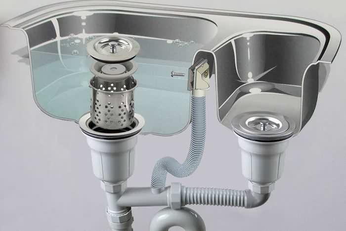 67厨房洗菜盆下水管安装流程介绍