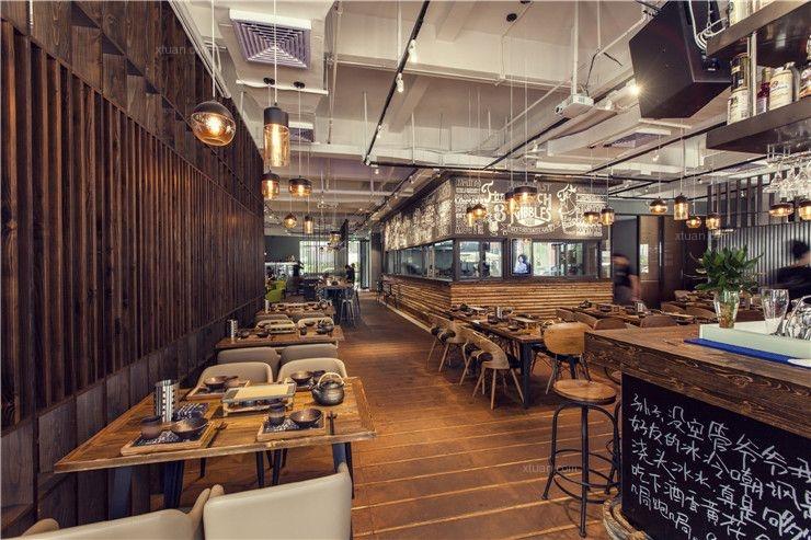 餐饮空间设计珠海900烧烤店空间设计装修效果图