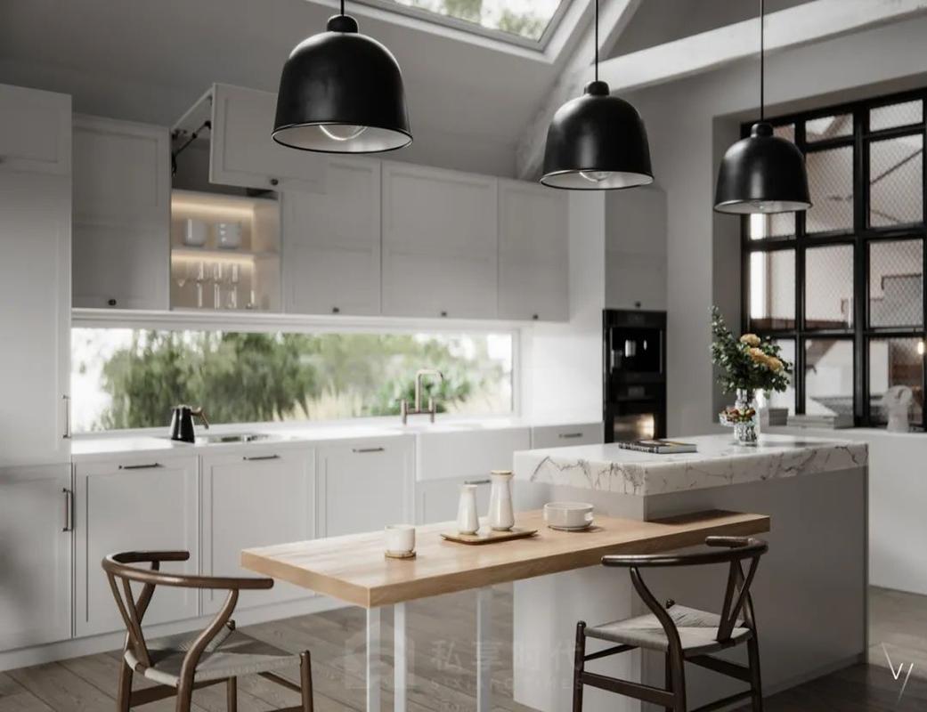 10款高端厨房装修效果配色高级轻奢实用2023年就照这样装