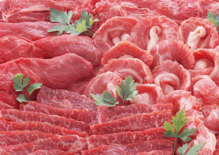 牛肉肉类雪花牛肉美食世界新鲜的雪花牛肉特写图片