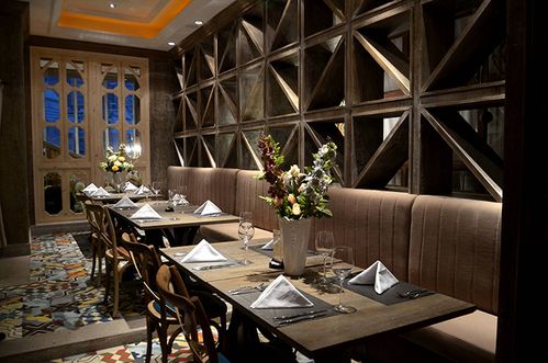 西餐厅的空间设计要与其总体装修设计风格相互搭配.
