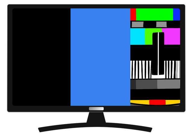 电视机显示黑屏蓝屏花屏
