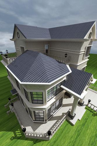 现代欧式别墅装修房顶造型设计