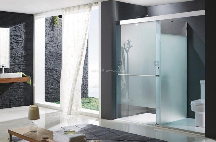 2022家庭整体浴室磨砂玻璃装修图片装信通网效果图
