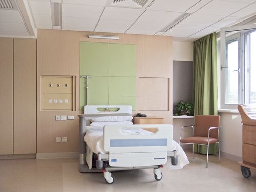 医院病房床头背景墙装修效果图片