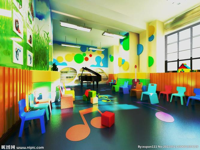 幼儿园音乐教室3d设计展示图片