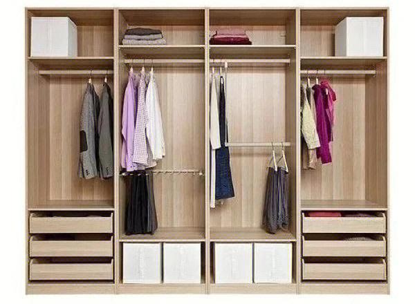 定制衣柜除了要注重衣柜款式之外还要注意空间的布局合理的衣柜内部