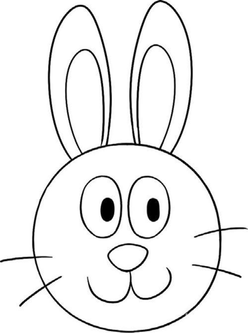 好看的简笔画兔子动物人物