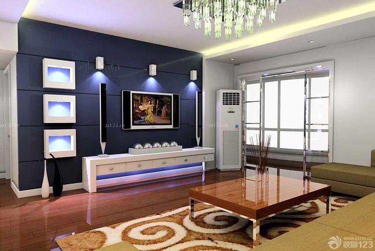 2015家居装修效果图客厅电视背景墙造型设计