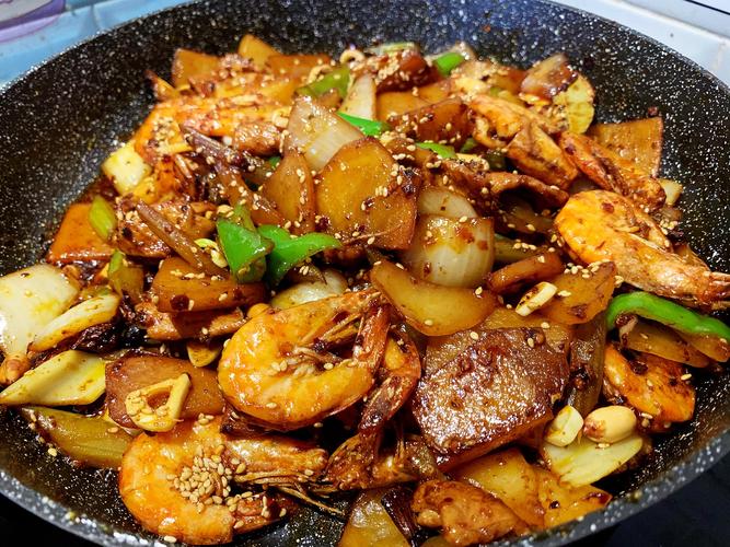 干锅香辣虾怎么做干锅香辣虾的做法豆果美食