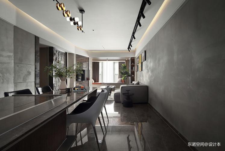 东诺空间当工业风遇上轻奢元素厨房现代简约餐厅设计图片赏析