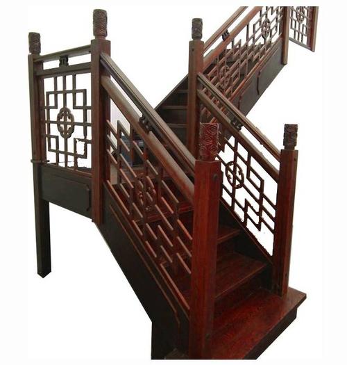中式花格楼梯护栏