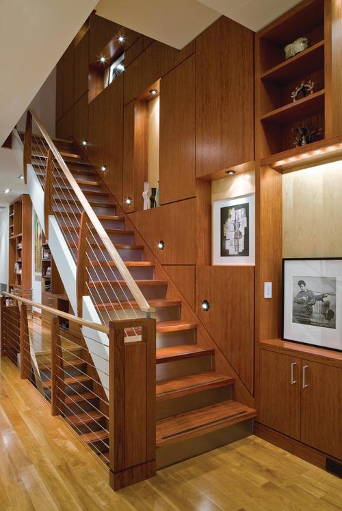 欧式别墅楼梯设计装修效果图