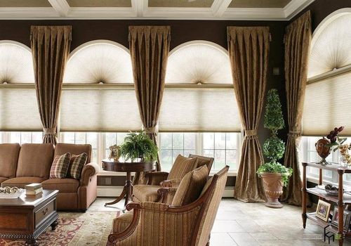 豪华客厅窗帘设计装修效果图片欣赏