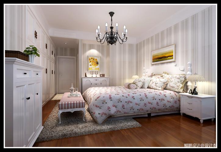 轻奢129平欧式三居卧室装修设计图卧室欧式豪华卧室设计图片赏析