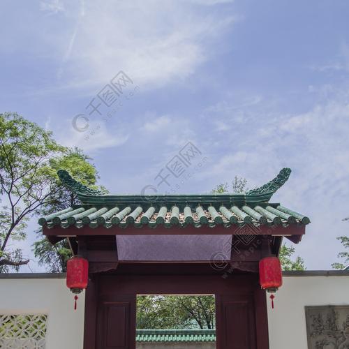 中式园林景观大门