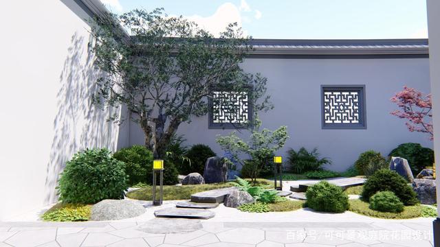 中式庭院设计中式庭院这样设计很有韵味有归隐山林的感觉