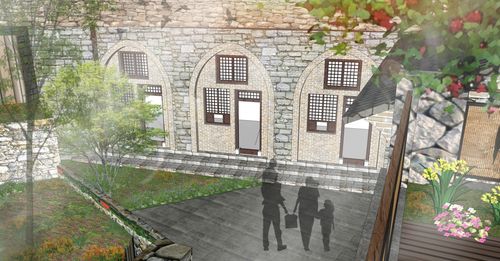 晋南石头窑洞民居改造的适应性设计山间颐养居
