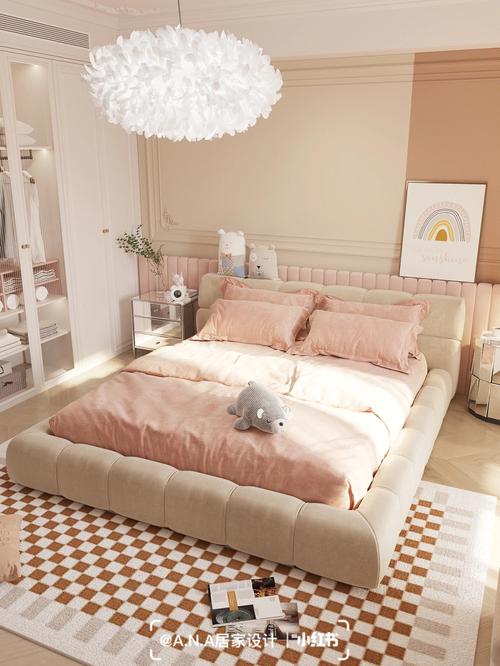仙女的粉色卧室少女心房间布置