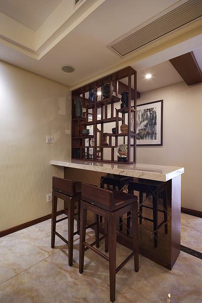 中式风格吧台要怎么设计xiaofangyi提出开放式厨房吧台装修效果图的