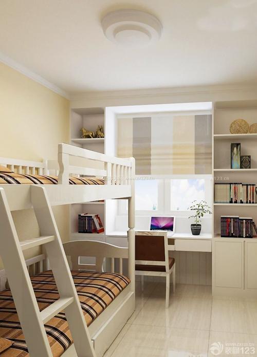 小卧室精装高低床装修效果图片