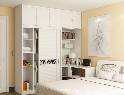 现代风格卧室衣柜装修效果图白色组合衣柜图片
