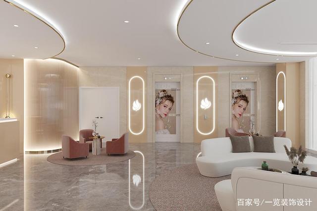 杭州一览装饰3000平医美整形医院设计效果图一览